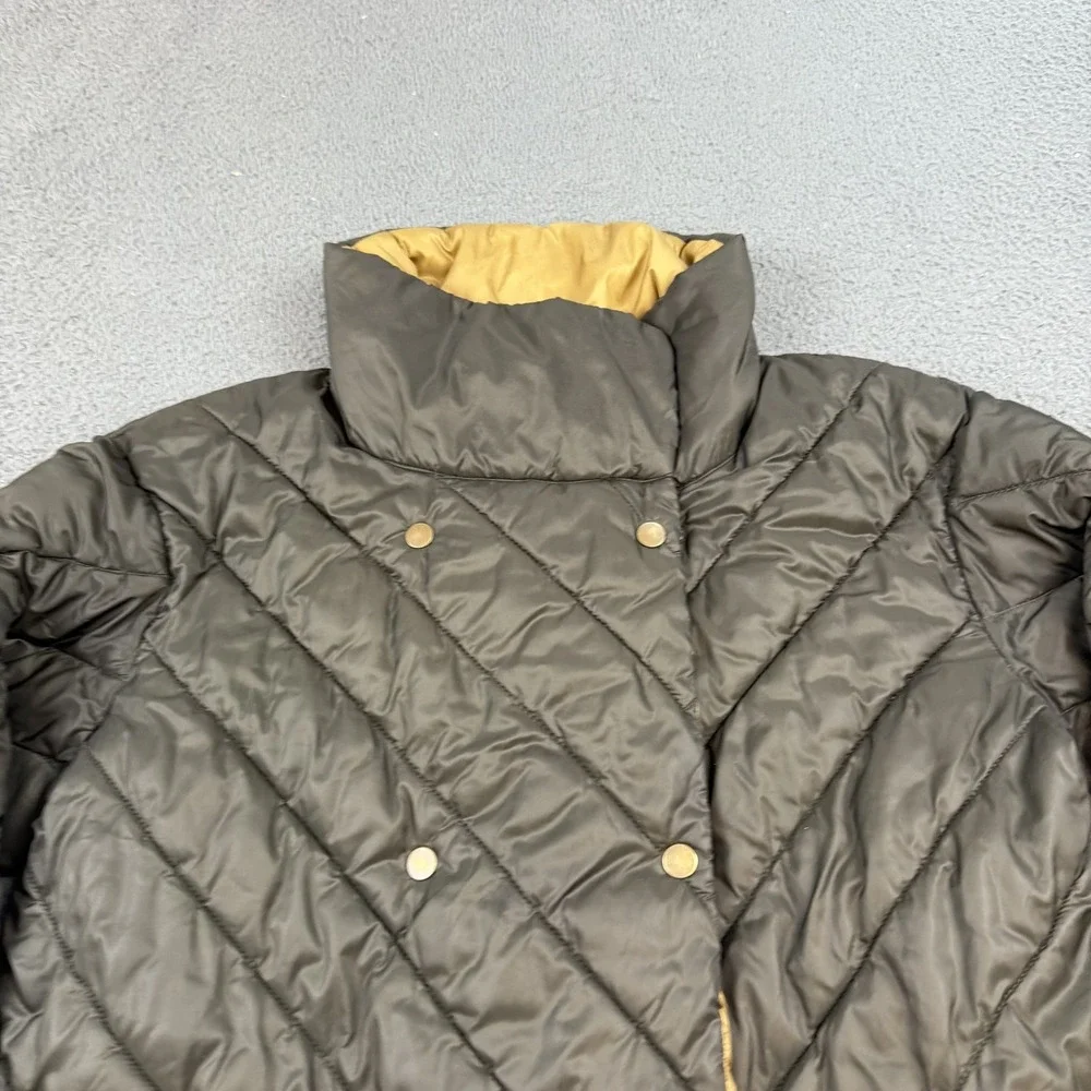 Scotch & Soda Jacket Mens Large Quilted Puffer Reversible Snap Front Modern - Picture 4 of 10